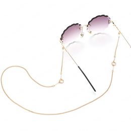 Glasses Chain Double Metal Circle Chain For Glasses Cords Lanyard Women Sunglasses Accessories