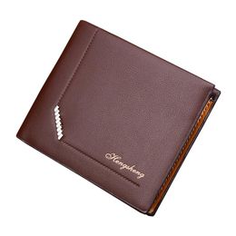 Wallets Wallet Men High Quality Vintage Style Leather Purse Male Holder Clutch Coin Pocket Large Capacity Card
