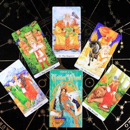 Tarot of the Golden Wheel 78 Cards Deck Russian Edition Inspired Fairy Tales Mila Losenko Aeclectic Crisp Divination CardGame