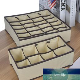 Storage Drawers 4PCS Boxes For Ties Socks Shorts Bra Underwear Divider Drawer Lidded Closet Home Bedroom Ropa Interior Organiser