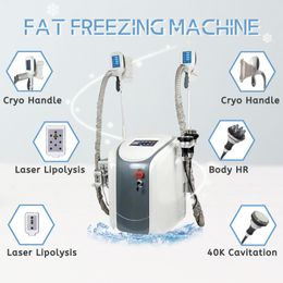 Cryolipolysis fat freeze lipolaser personal use Cryotherapy lipo laser ultrasonic cavitation RF slimming Beauty machine#001