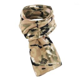 Men Fleece Military Camouflage Tactical Warm Scarf For Autumn Winter Male Outdoor Hunting Cycling Scarves Neck Cover Caps & Masks