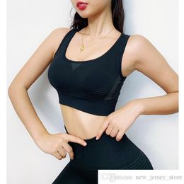 Own Brand Breathable Running Yoga Bra Women Sports Underwear Push Up Crop Top Gym Bra Female Shockproof Sexy Fitness Running Sportswear