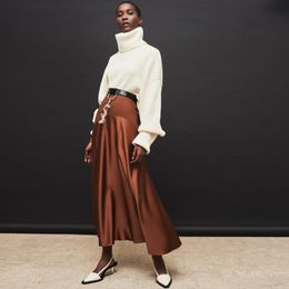 Buy Satin Long Evening Skirts Online 