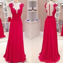 Red Mermaid Lace Prom Dresses V-Neck Velvet Evening Formal Party Second Reception Gowns Dress