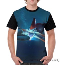 Men's T-Shirts Funny Graphic Print Tshirt Men Tops Tees Subnautica Sea Monster Women T-Shirt Short Child Sleeve Casual Tshirts