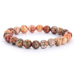 Natural Gemstone 8mm Round Beads Stretch Bracelet Distance Relationship Couple Bracelets