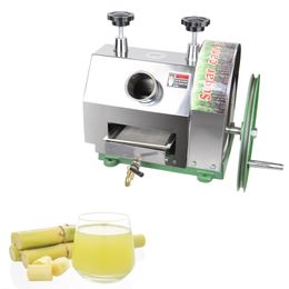 Manual Sugar Cane Juicer Small Sugarcane Juice Making Machine Gear Stainless Steel