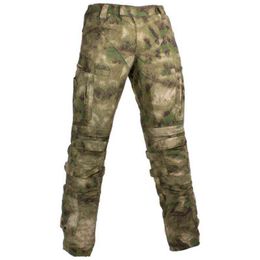 Men UFPRO Tactical Pants Field Cargo Pants Training Pants Camo Multi Pockets Trousers with Knee Pads Military Combat Trouses H1223