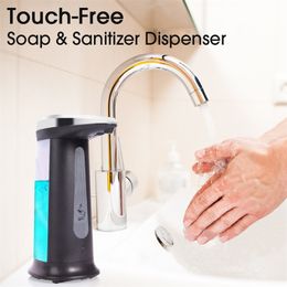 400Ml Automatic Soap Dispenser kitchen Waterproof Foam Sensor Touchless Hand Washer Pump 211206