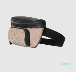 Bags Men Women Leather Sport Runner Fanny Pack Belly Waist Bum Bag Fitness Running Belt Jogging Pouch Back Grid2022