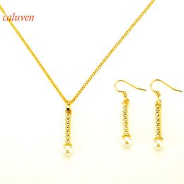 Earrings & Necklace Bridal Jewelry Sets For Women African Earring Beads Making Accessories