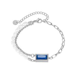 latt style bracelet women sapphire bracelet jewelry accsori stainls steel adjustable diamond bracelet