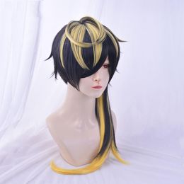 Division Rap Battle 14th Moon Aimono Jyushi Cosplay Wig Long Synthetic Hair for Halloween Party