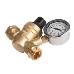 Parts Brass Water Pressure Regulator Lead Free Valve Adjustable Reducer For RV Screened Philtre