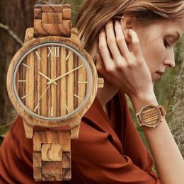 Wristwatches Exquisite Handmade Wooden Watch Practical Environmental Ultra-light Natural Wood Men Watches Luxury Clock Relogios Masculino