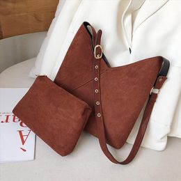 Wholesale Splicing Contrast PU Leather Bucket Bags For Women 2020 Summer Crossbody Bags Lady Shoulder Messenger Bag Female Travel Handbags