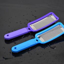 Double Side Foot File Stainless Steel Rasp Heel Grater Hard Dead Skin Callus Remover Pedicure File Foot Grater SN2378