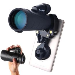 Eyeskey 8x42/10x42 Monocular HD Lens Telescope Nigh Vision Nitrogenization Waterproof With Phone Holder - 10 A