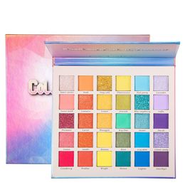 Brighten Colour HANDAIYAN Matte & Shimmer Eye Shadow Makeup 30 Colours Pressed Powder Palette Women Beauty Cosmetics Waterproof Easy To Wear