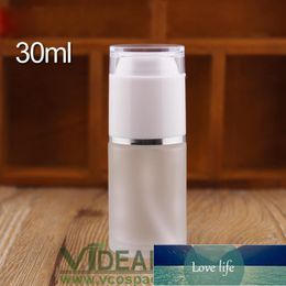 Wholesale- 100pcs 30ml frosted glass empty bottle / Essential oil bottle BB CC Cream bottles crylic cover Factory price expert design Quality Latest Style Original