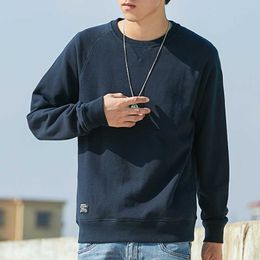 Men's Hoodies fashion design Casual male pullover mens crewneck Long Sleeve Round Neck sweatshirt 210715