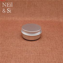 30g Aluminium Jar Empty Lip Oil Batom Cosmetic Cream Wax Bottles Small Refillable Screw Cap Lotion Containerbest qualtity