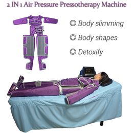 2 in 1 air pressure presoterapia pressotherapy slimming and shaping machine relax whole body massage equipment