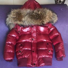 Down Coat Kids Boys Winter Jacket With Hood Fur Collar Children's Parkas For Baby Girl 2 4 6 8 10 12 14 Toddler Outerwear