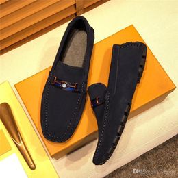 A1 Size 39-46 Handmade Mens Penny Loafers Genuine Leather Light Blue Men Dress Shoes Wedding Party Slip On Shoe Italian Fashion 11