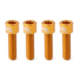 Bike Handlebars &Components Handlebar Stem Screw Gear Bicycle Aluminium Alloy MTB 4pcs Useful High Quality