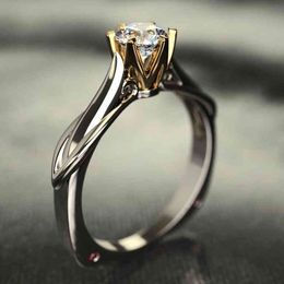 18K Multi Gold Ring for Women Natural 1 Carat with Diamond Jewellery De Bizuteria Anillos Mujer Gemstone Rings Box