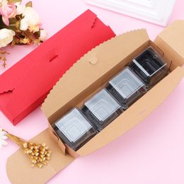 Macaron Box Baking Food Moon Cake Cranberry Biscuits Packing Cake Cases Many Colour Gift Boxs DH8552