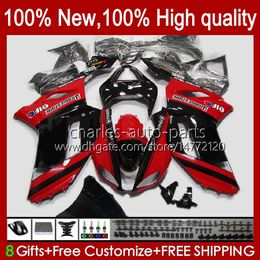 Motorcycle Fairings For KAWASAKI NINJA ZX600C ZX-600 ZX 6R 600CC 6 R ZX636 07-08 Bodywork 10No.3 ZX-636 600 CC ZX6R 07 08 ZX600 ZX 636 ZX-6R 2007 2008 Bodys Kit glossy red