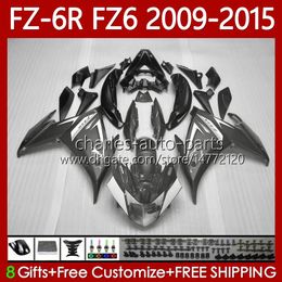 OEM Bodywork For YAMAHA FZ600 FZ 6R 6N 6 FZ6 R N 600 2009-2015 Body 103No.180 FZ6R Metallic Grey FZ6N FZ-6R 09 10 11 12 13 14 15 FZ-6N 2009 2010 2011 2012 2013 2014 2015 Fairing