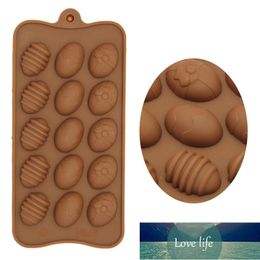 15 Holes Easter Eggs Chocolate Moulds Silicone Form Cake Moulds Bakeware Baking Dish High Temperature Kitchen Accessories