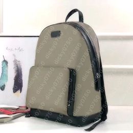 dicky0750 designer backpacks men High-end Fashion handbags bag man backpack Bags Phone pocket Leather Retro Classic pattern handbag High capacity Wholesale