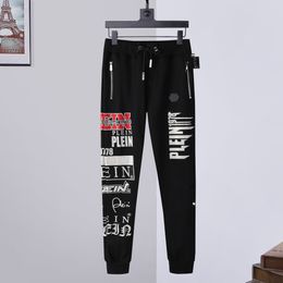 BEAR PLEIN JOGGING TROUSERS STONES GOTHIC Mens Womens Pants Sports Designers Sweatpants Drawstring Joggers Couple Brand Clothing 84203