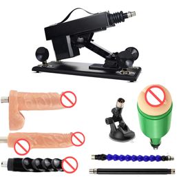 Sex Furniture Thrusting Machine for Women and Men Classic Adult Toy Pump Gun with Attachments