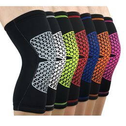 Elbow & Knee Pads Dayselect 1Pcs Silicone Non-slip Bar Sport Pad Support Brace Warm Protector For Basketball Recovery HX005