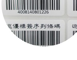 2021 30*15mm 10000pcs/roll latest high quality blank white free shipping stock paper self adhesive sticker as barcode sticker