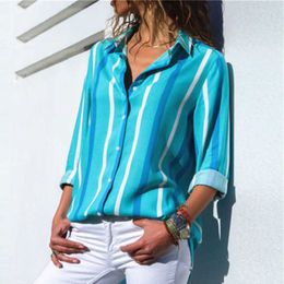 Women Tops and Blouses Casual Chiffon Harajuku Long Sleeve Blusa Feminina Shirts Plus Size XXL Elegant 210531