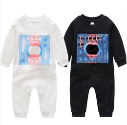 Good Quality Spring Autumn Baby Boys Girls Brand Romper Letters Printed Newborn Long Sleeve Rompers Kids Cotton Jumpsuits Infant Onesies Toddler Clothes