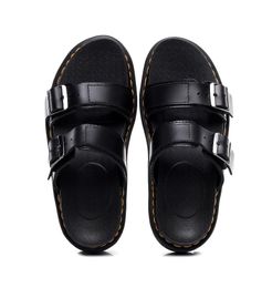 Sandals Women Men Genuine Cow Leather Metal Detailed Ankle Buckle Strap Summer Beach Ladies Low Heel Shoes Handmade Size 35-44