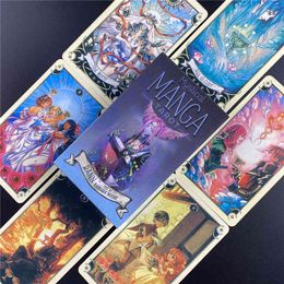 Mystical Manga Tarot Cards Party Deck Supplies English Board Game Playing With PDF Guidebook love PSKI