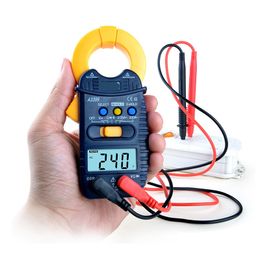 Mini Digital Current Clamp Metre Data hold Tester Auto Range multimeter AC/DC Voltage