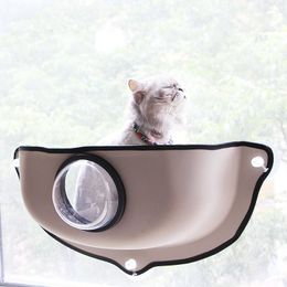 window sill cat bed Australia - Cat Beds & Furniture Hanging Litter Suction Cup Nest Hammock Creative Space Window Sill Sun Warm Bed Train