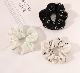 Sweet Girls New fashion large intestine circle fabric hair ring Women Elastic hairbands hair accessories