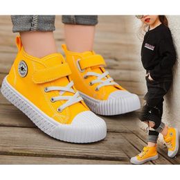 Children Canvas Shoes Boys Sneakers Girls Tennis Shoes Kids Footwear Toddler Autumn Spring Chaussure Zapato Casual SandQ baby 210303