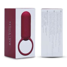 NXY Cockrings Black Carmine White USB Charging Waterproof Silent Vibration Ring Vibrator Stimulate Cock Shop Penis 1124
